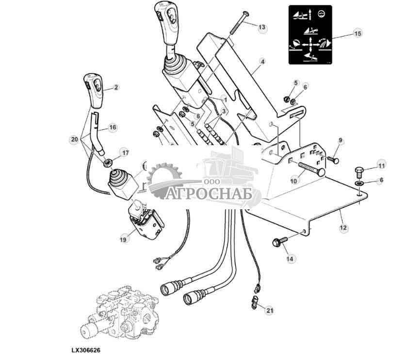 МНОГОФУНКЦИОНАЛЬНЫЙ РЫЧАГ ДЛЯ M-ICV (НАПОЛЬНЫЙ) 